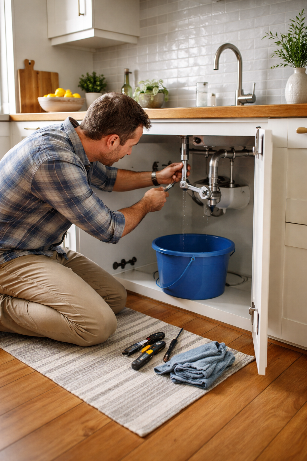 address small leaks promptly