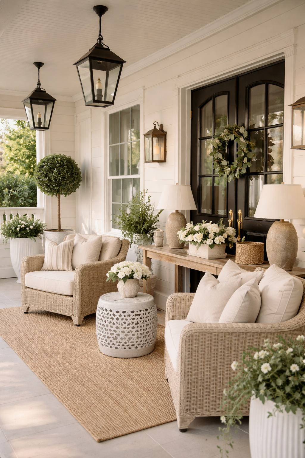 elegant neutral color coordination