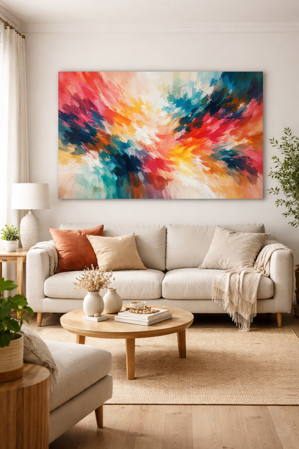 bold vibrant focal statement