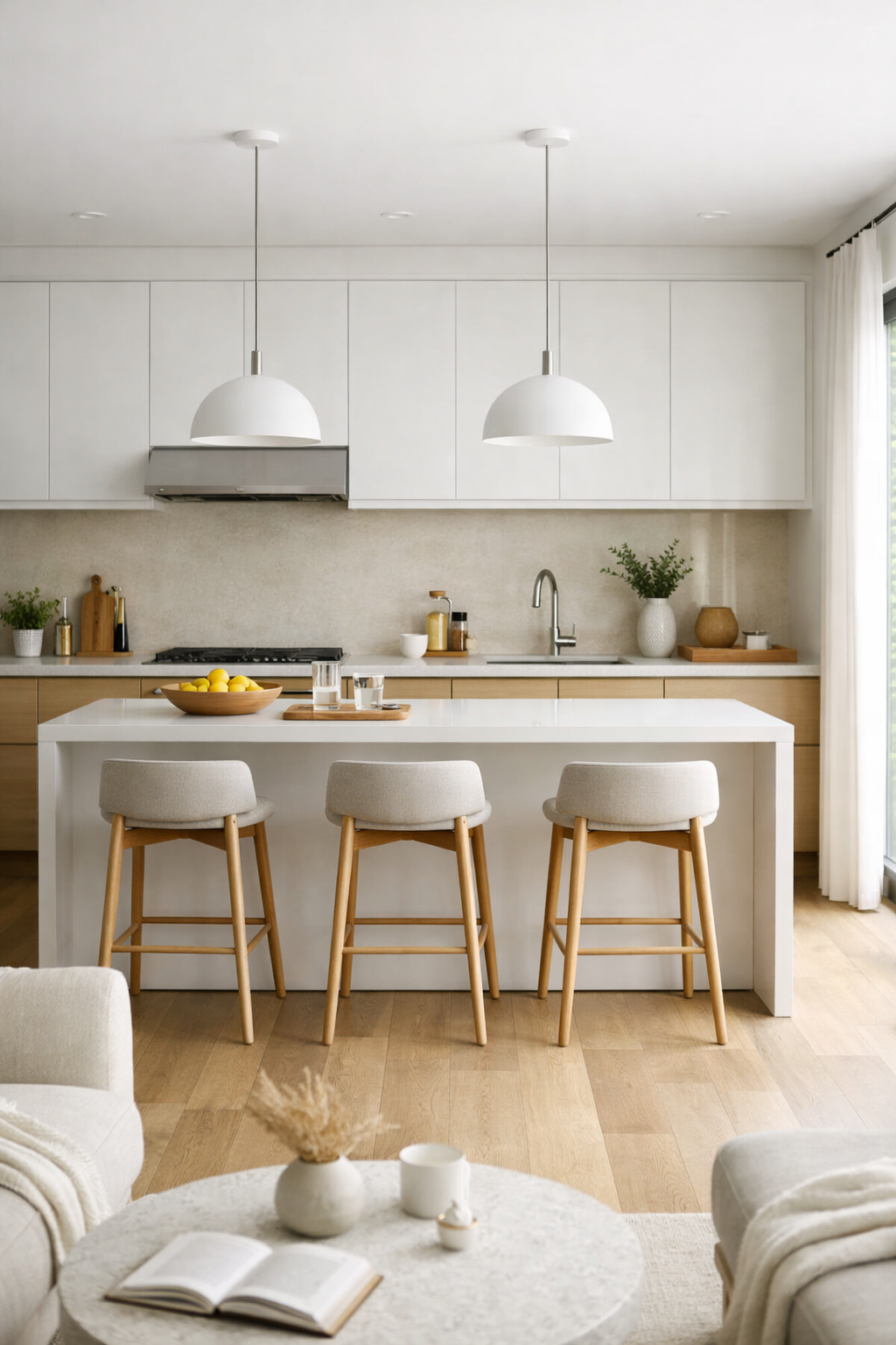 sleek uncluttered modern design