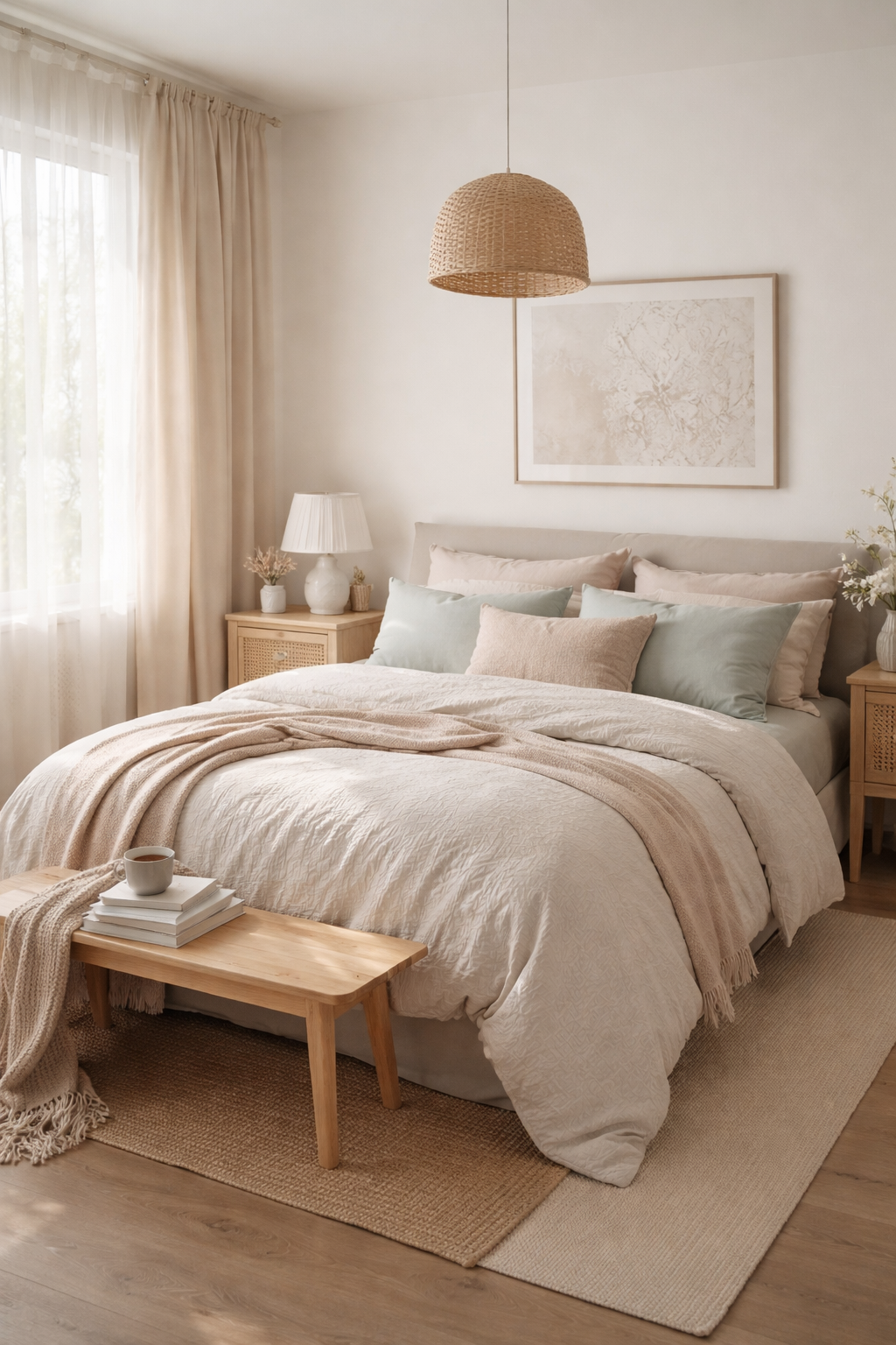 soft muted bedroom color schemes