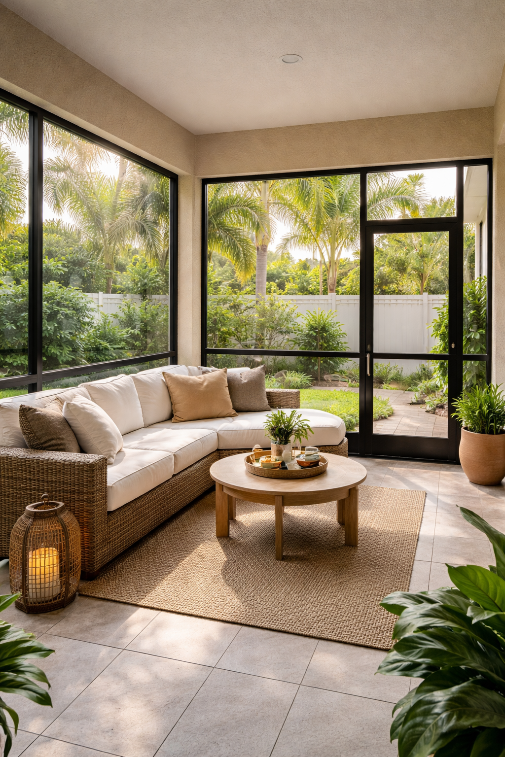 secure private outdoor space