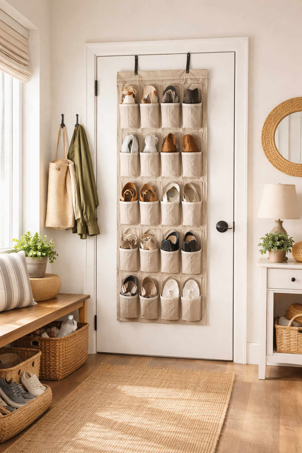 space saving shoe storage