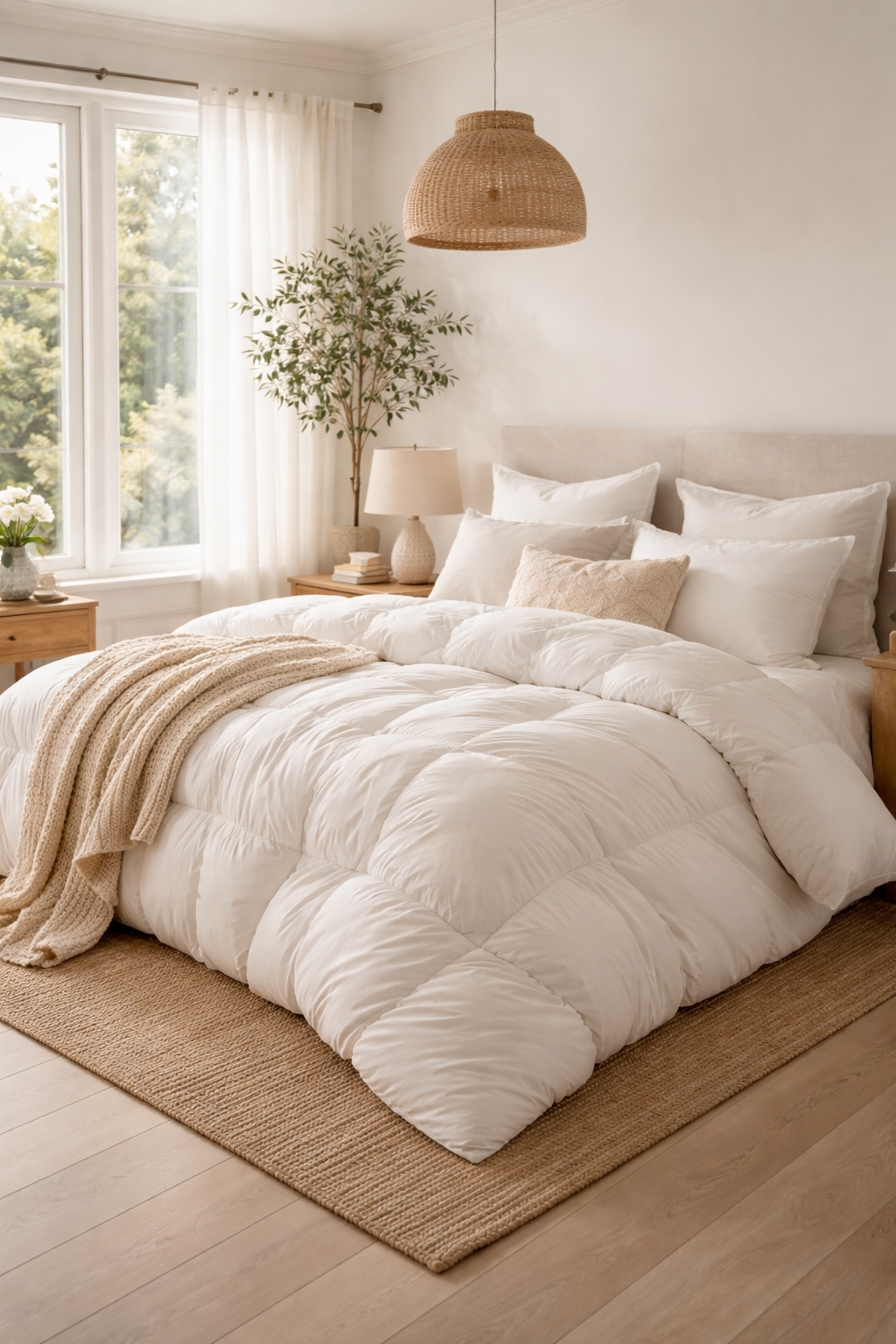 luxurious cozy oversized bedding