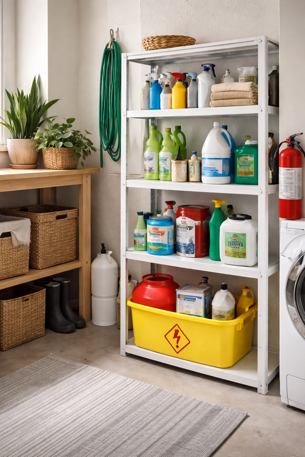 store chemicals safely away