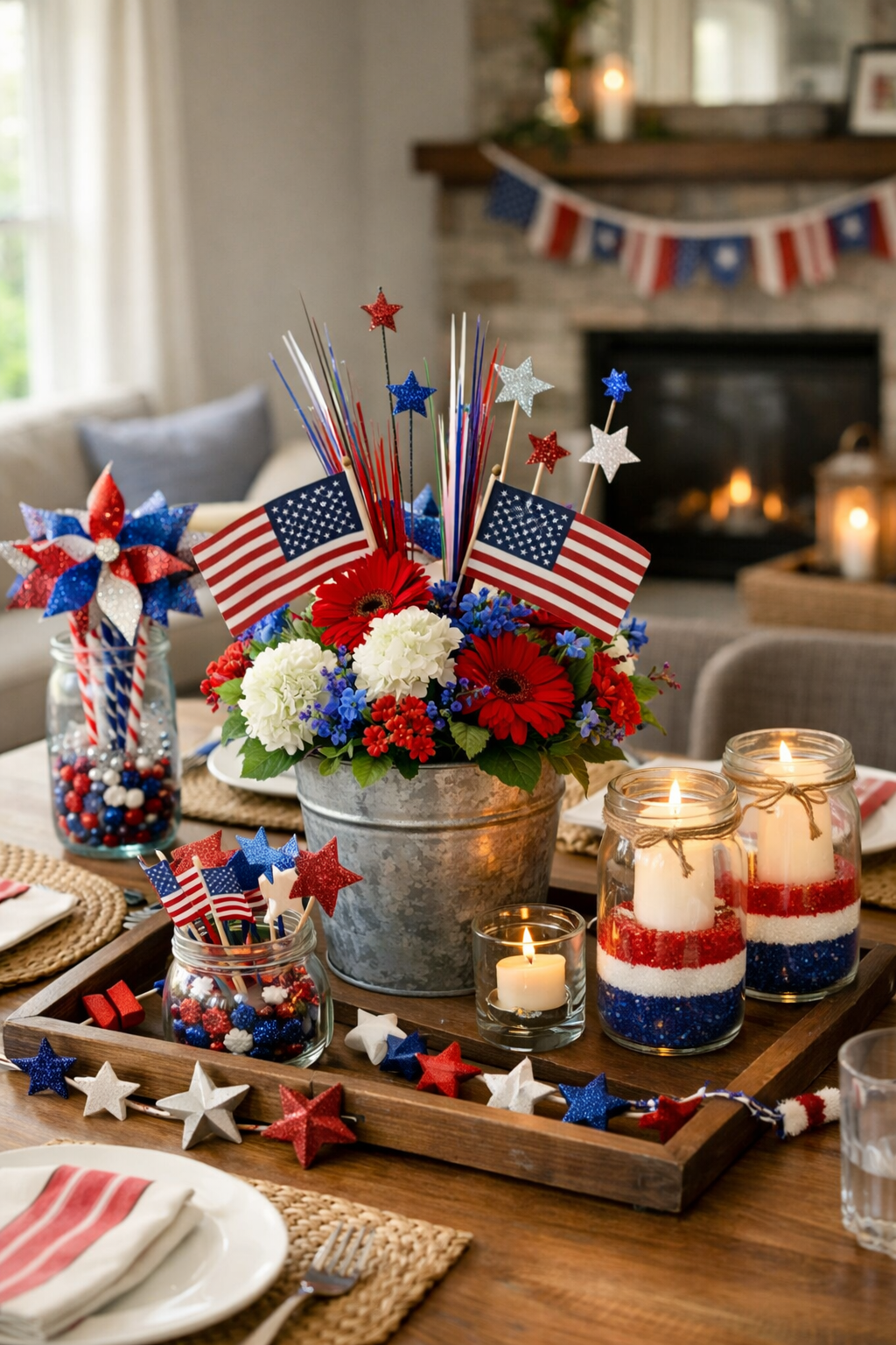patriotic table centerpiece ideas