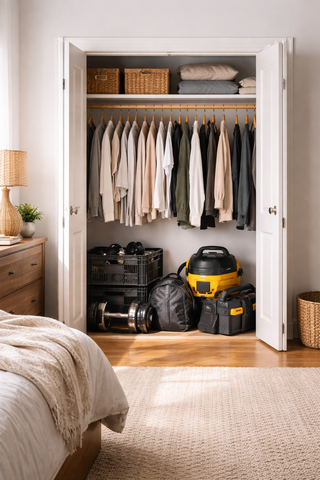 store heavy bulky items safely