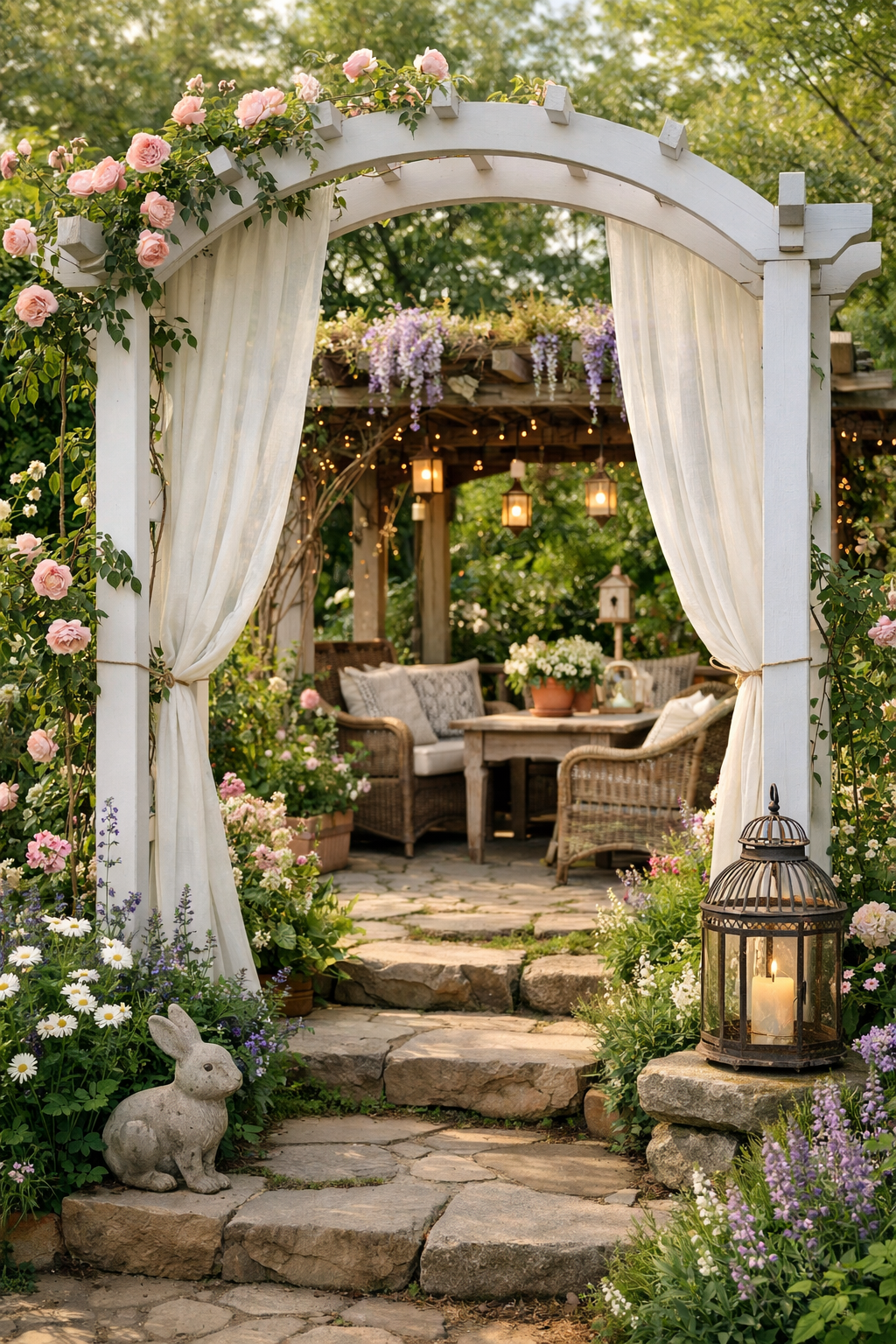 enchanting garden structure details