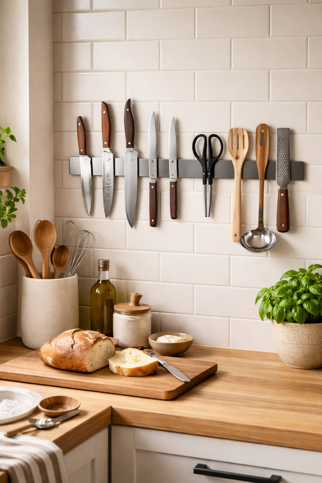 magnetic knife storage solution