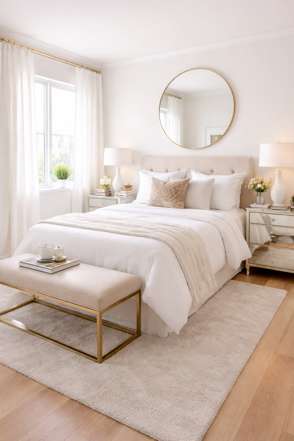 23 Small Bedroom Makeover Ideas With a Big Style Impact 13 reflective surfaces brighten rooms