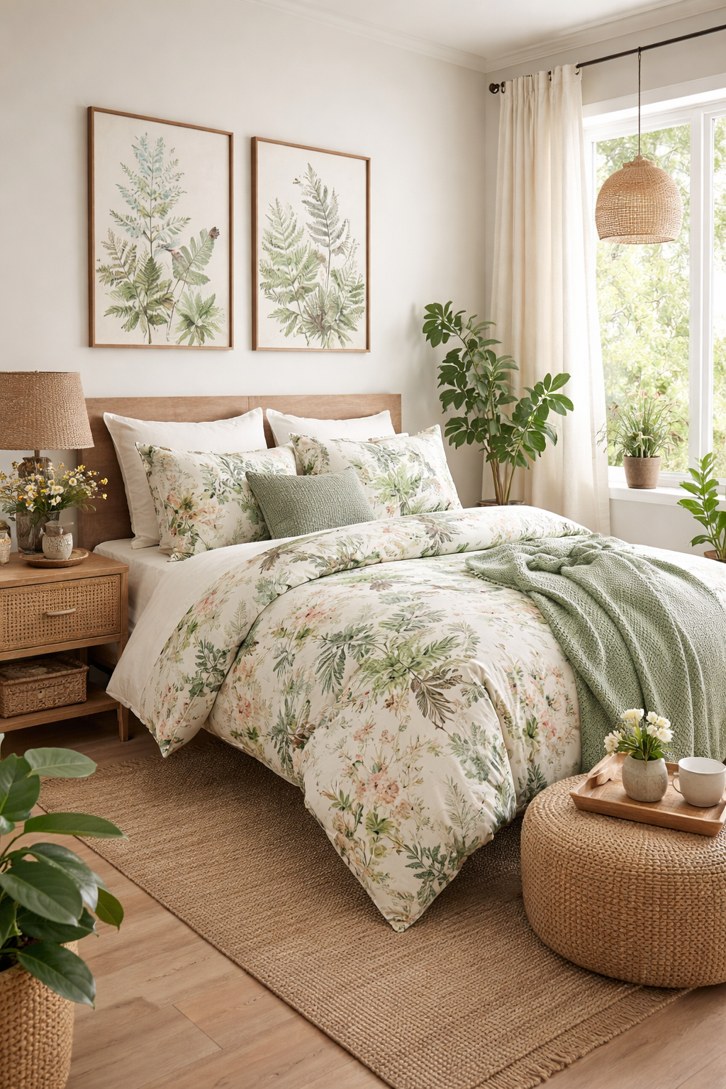 nature inspired bedroom decor