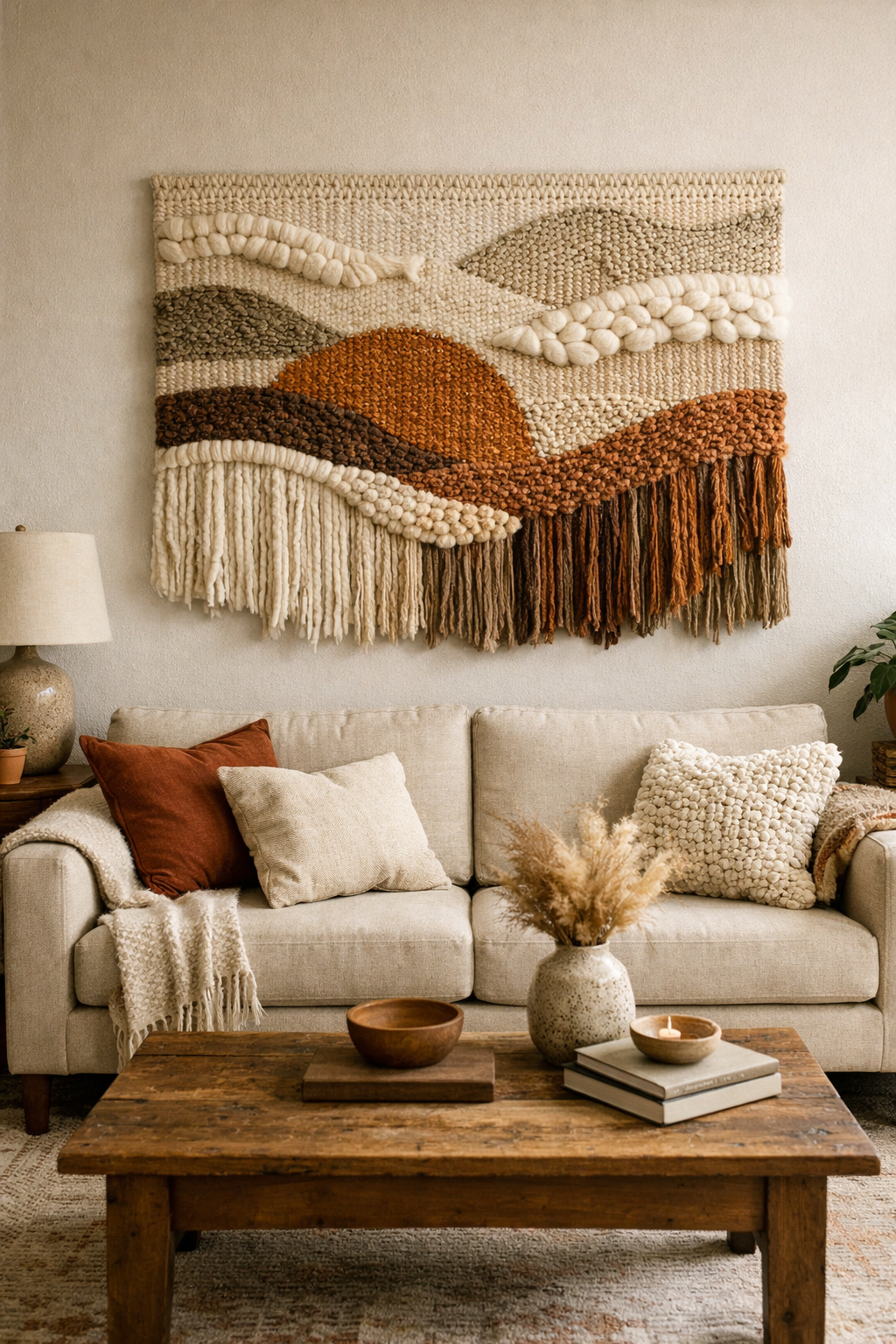 textile art adds warmth