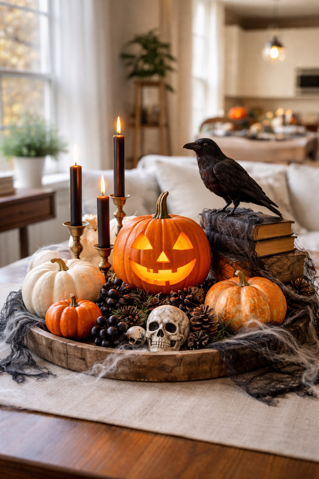 classic Halloween centerpiece