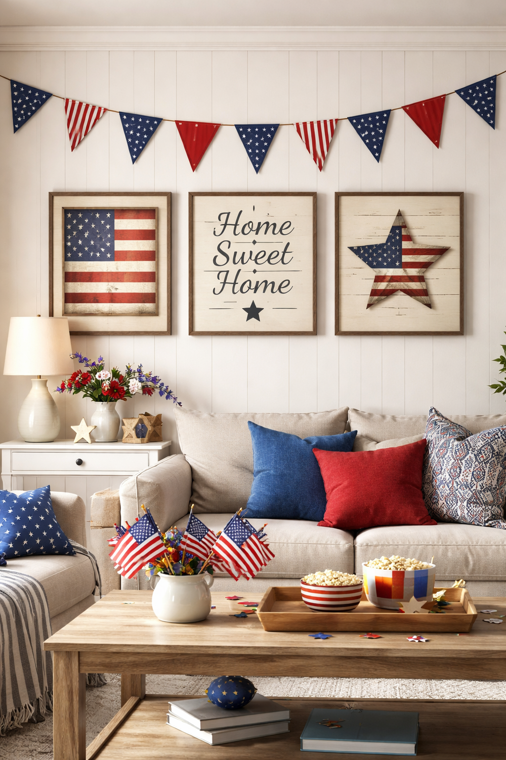 patriotic indoor wall decor