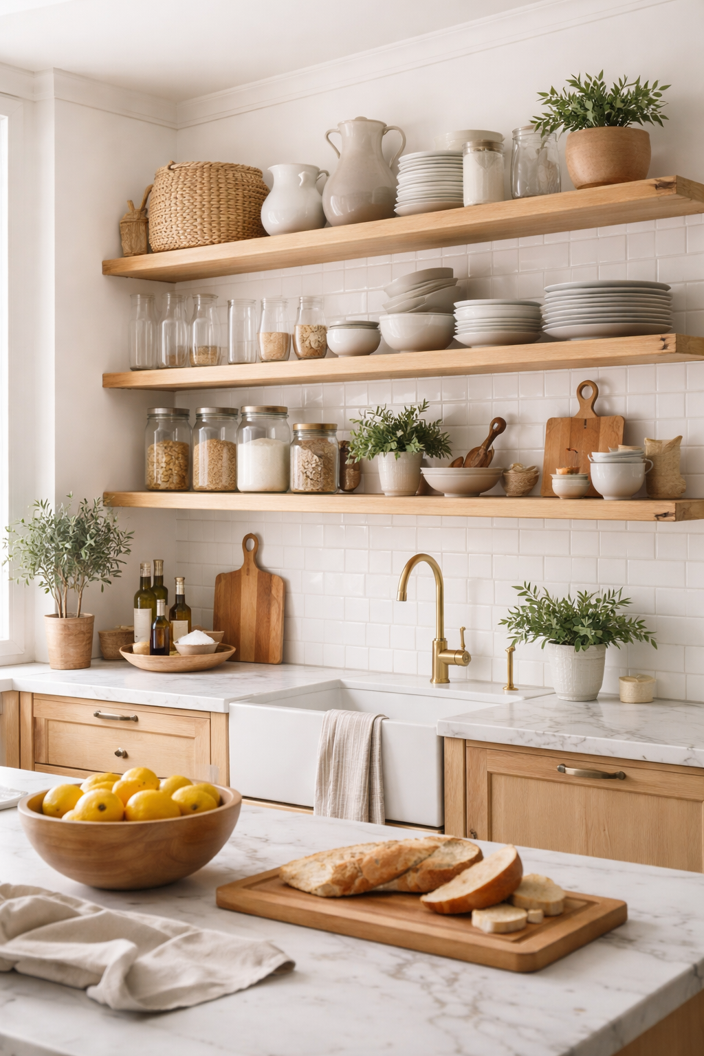 accessible stylish kitchen storage
