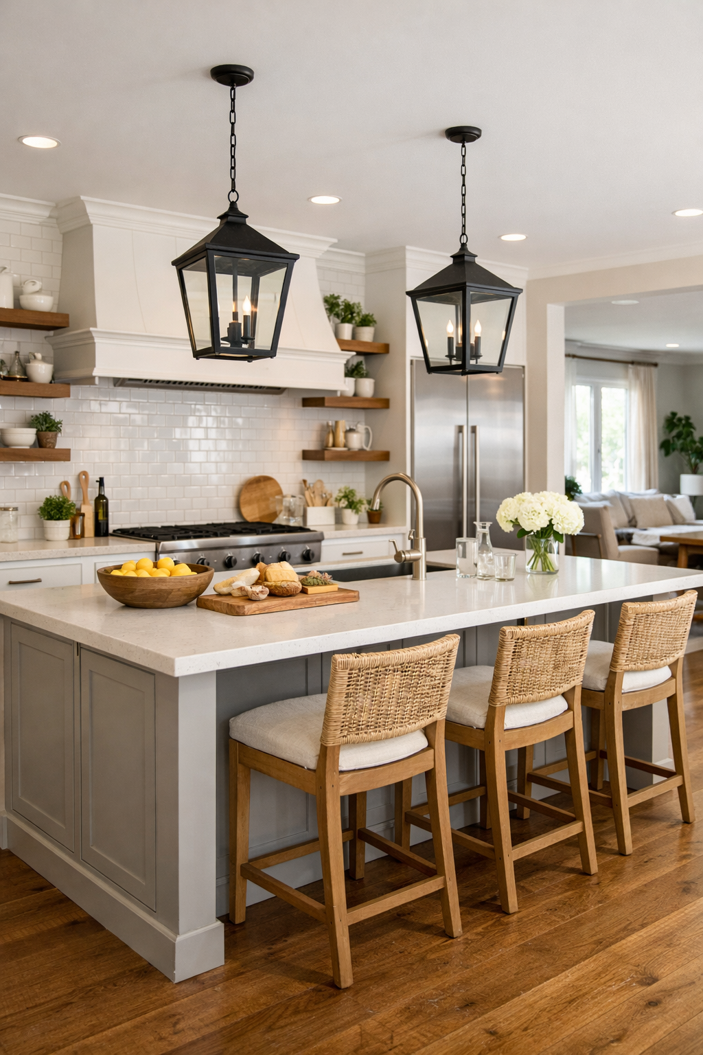 versatile transitional kitchen design