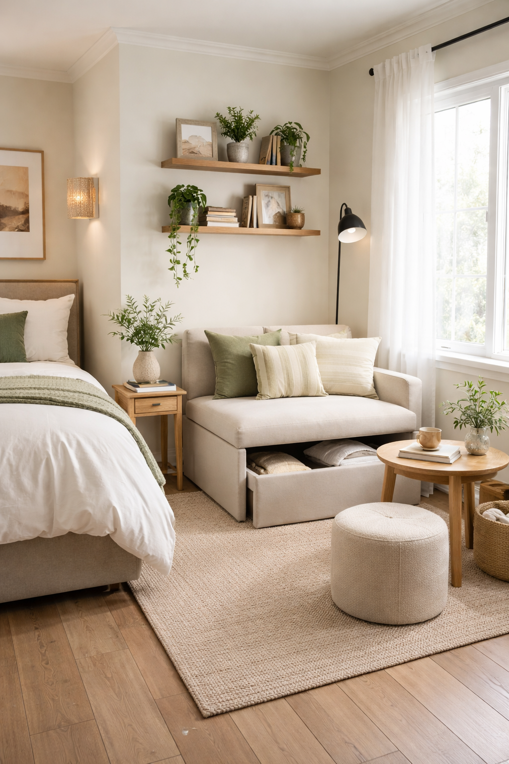 23 Small Bedroom Makeover Ideas With a Big Style Impact 14 sleek multi functional space saving furniture