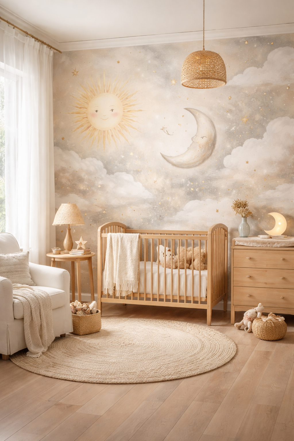 celestial nursery with shimmer