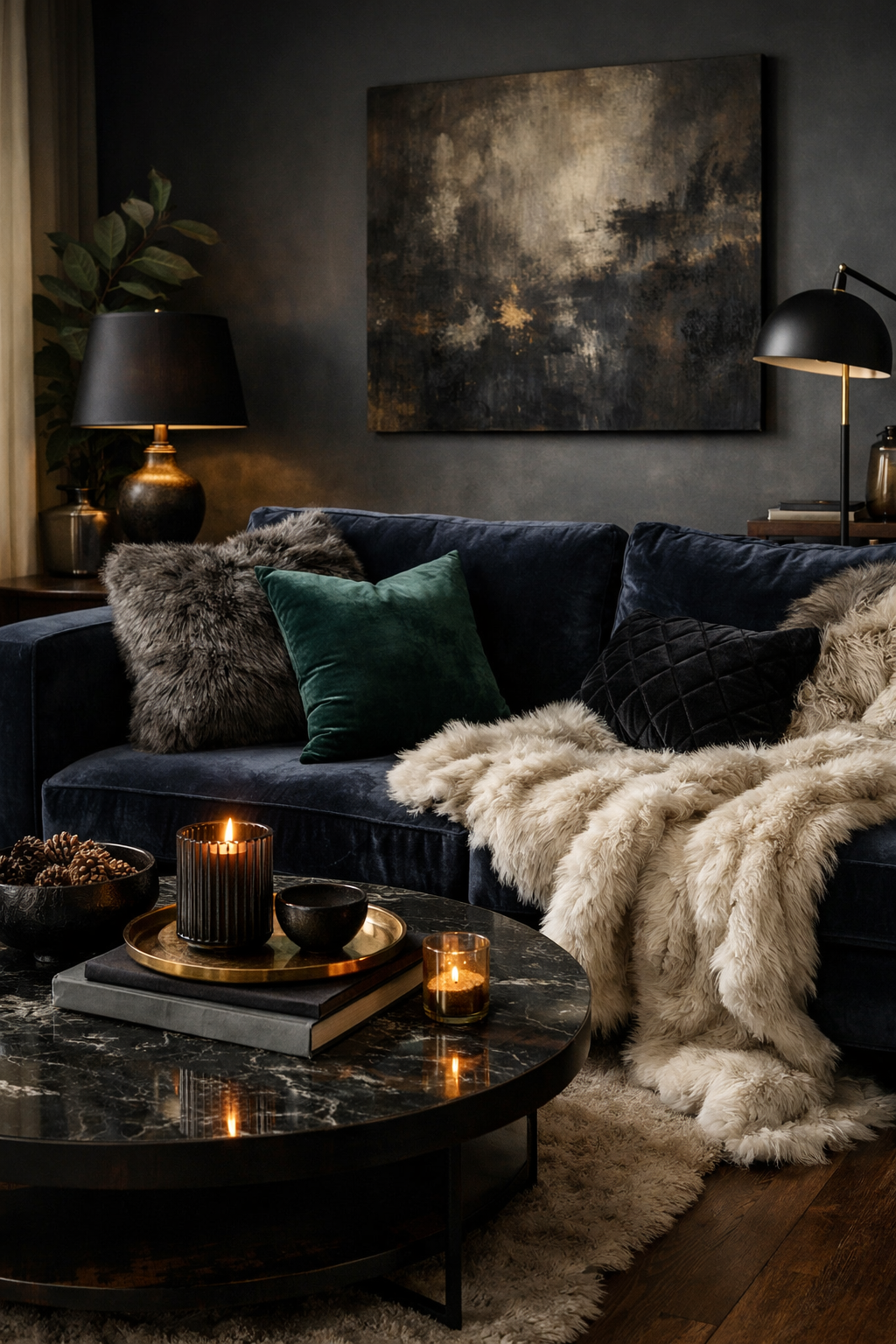luxurious textured cozy retreat