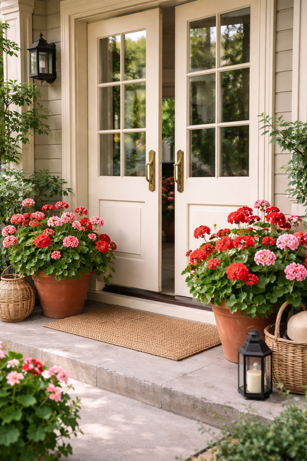 geraniums promote positive energy