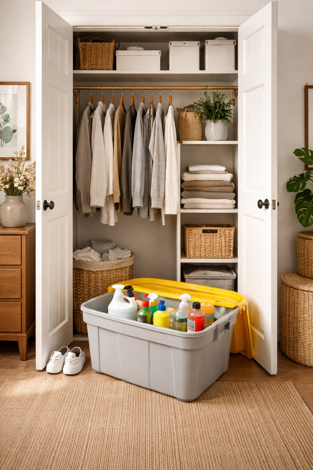 store chemical emitting items safely