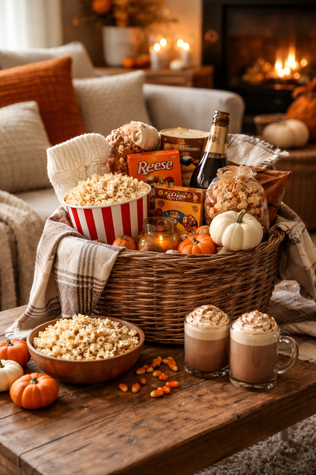 cozy fall movie night