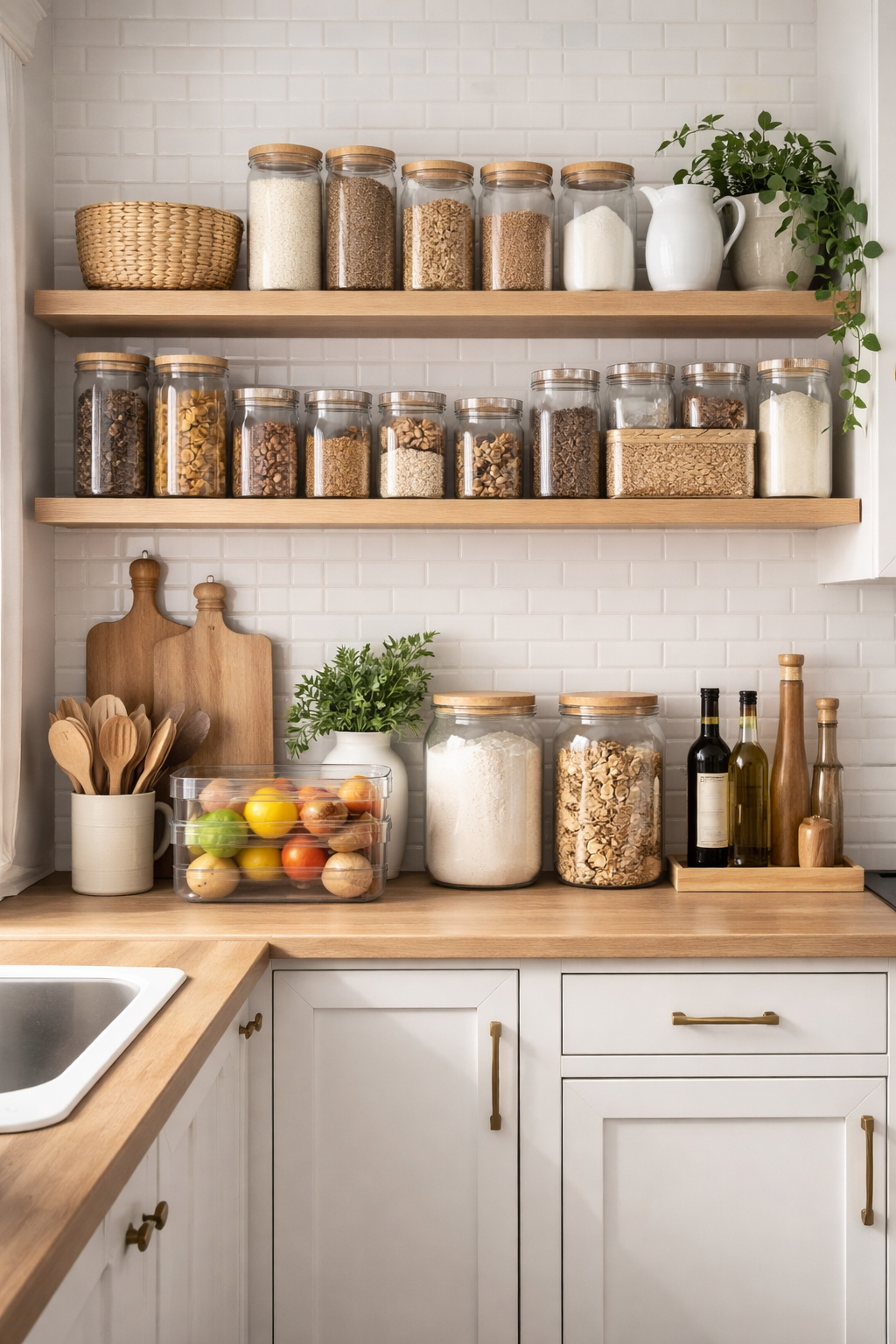 organized visible uniform storage