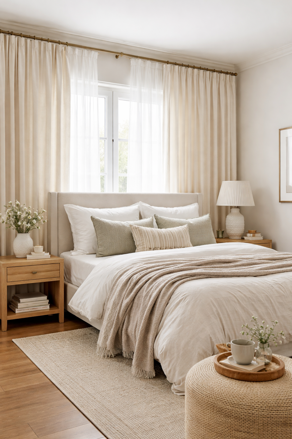 23 Small Bedroom Makeover Ideas With a Big Style Impact 16 soft flowing layered curtains