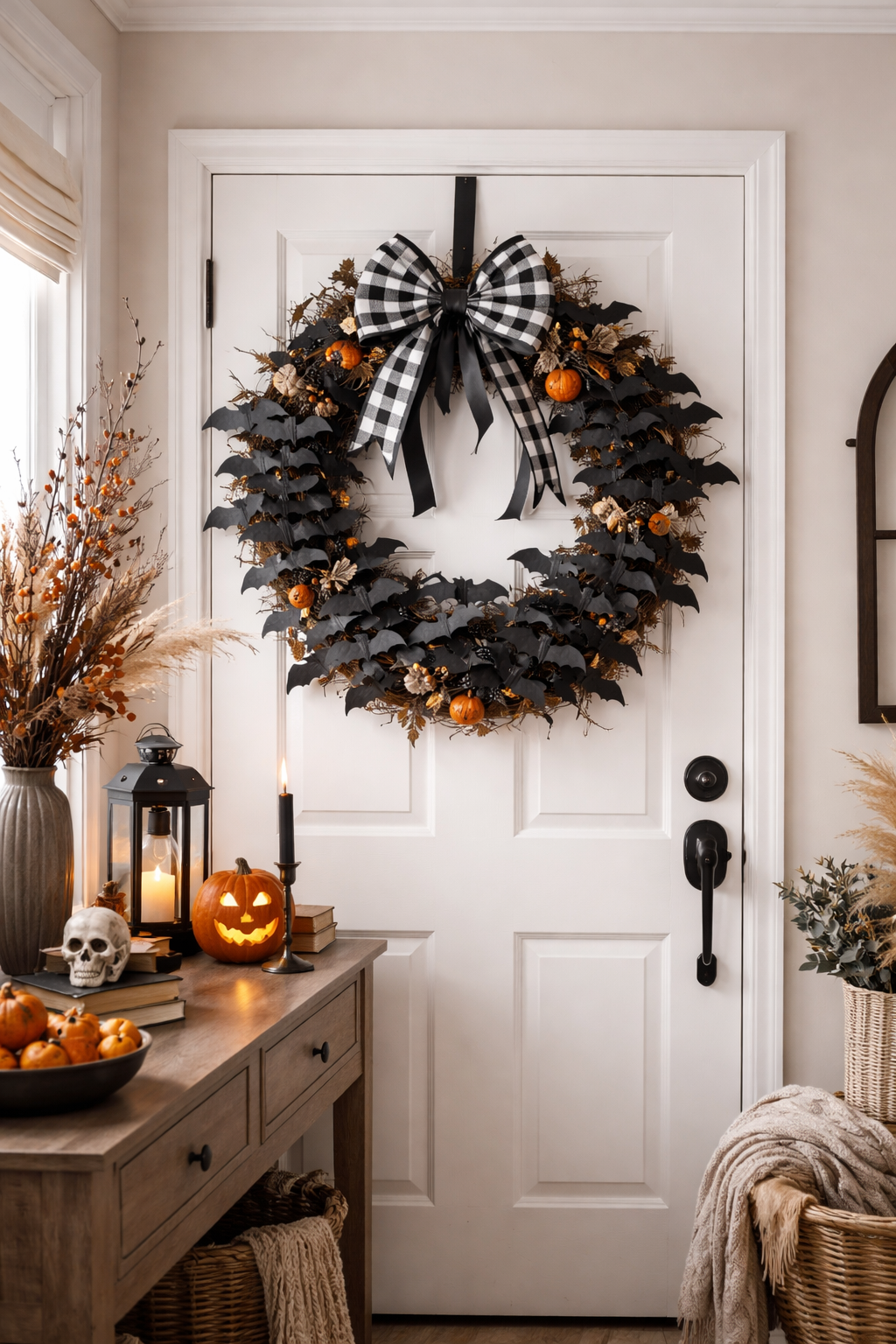 45 Halloween Wreath Ideas to Impress Your Trick-or-Treaters Before October 7 Halloween Wreath