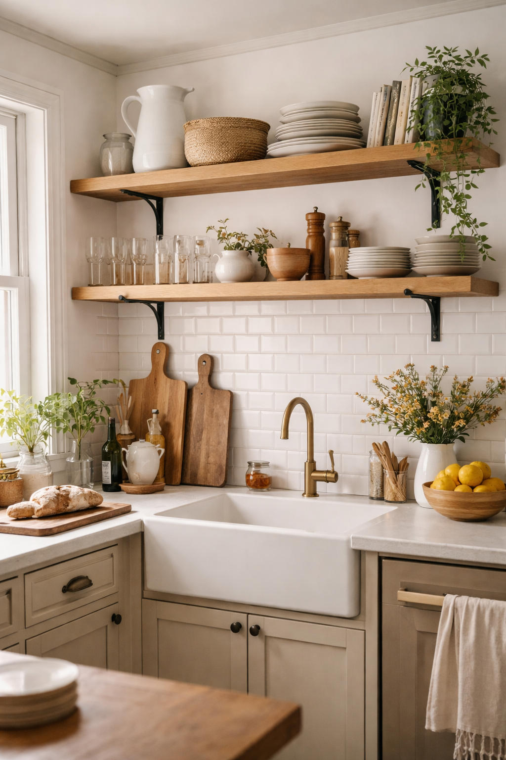 display personal kitchen items