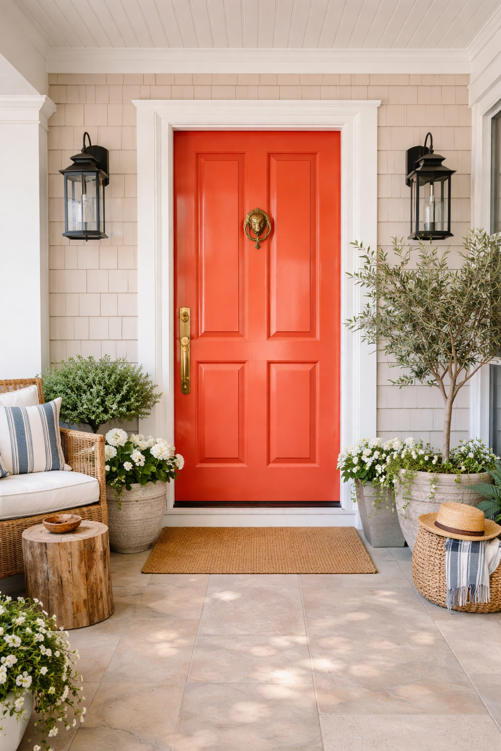 bold colorful door upgrade
