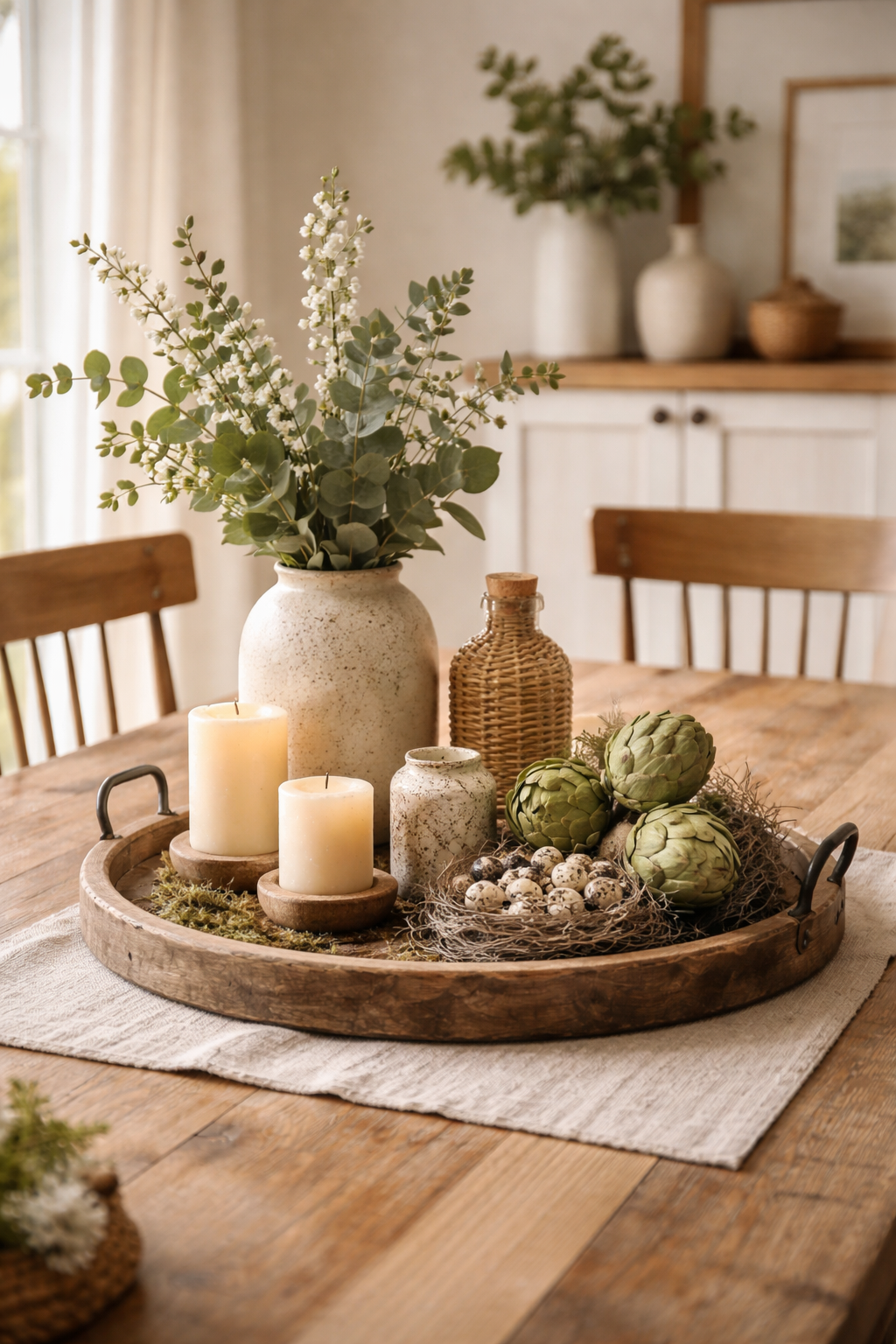 rustic natural textured decor