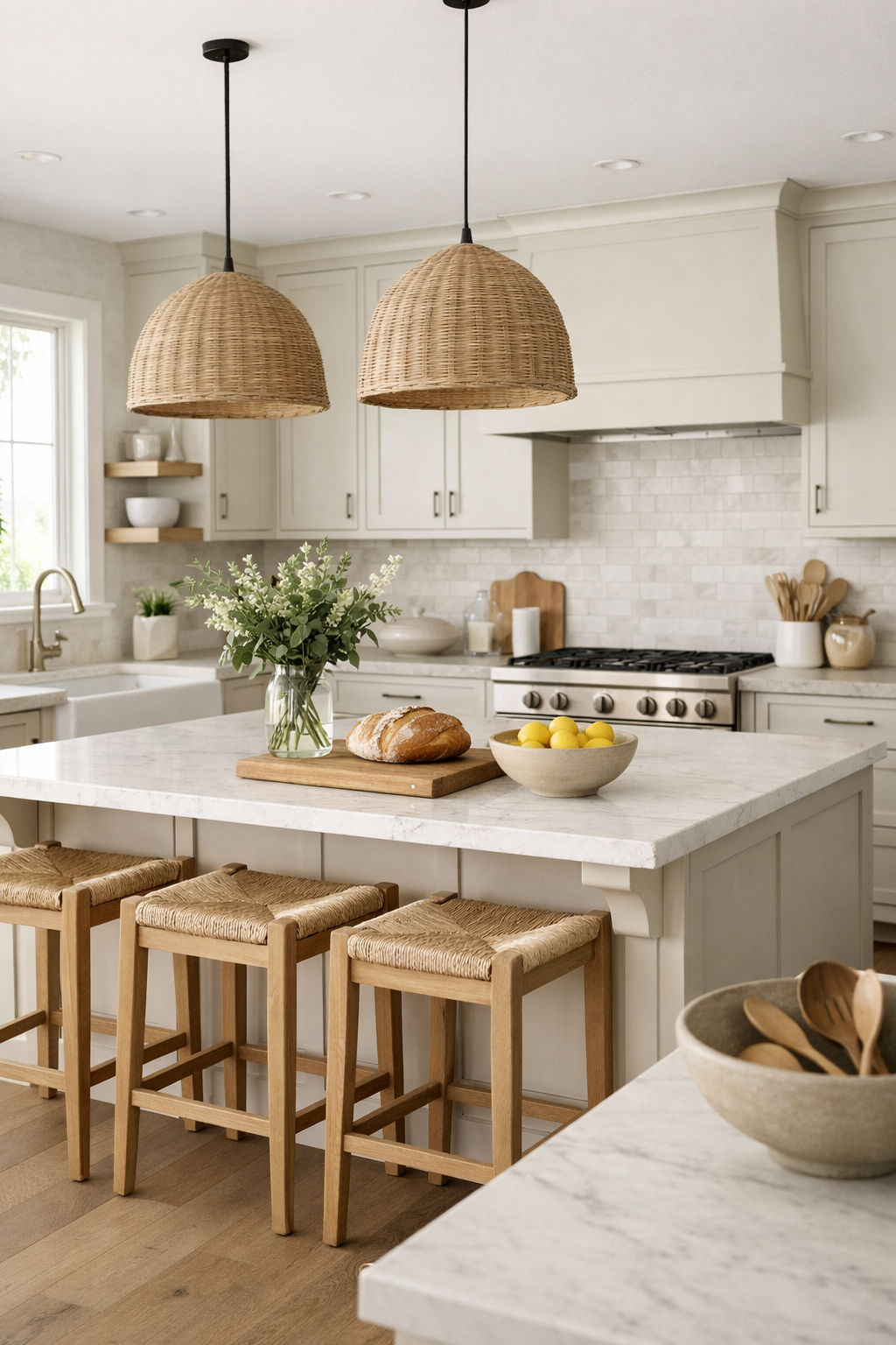 timeless neutral kitchen design