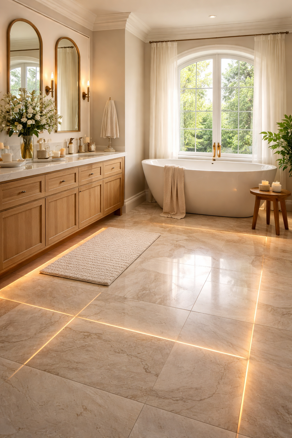 heated floor comfort upgrade