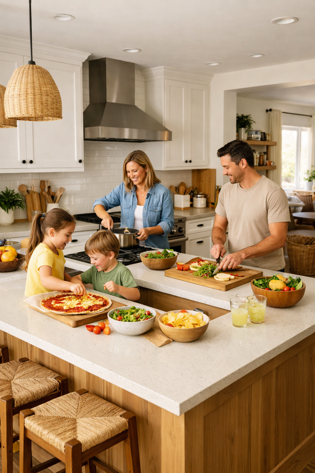 family friendly open kitchen