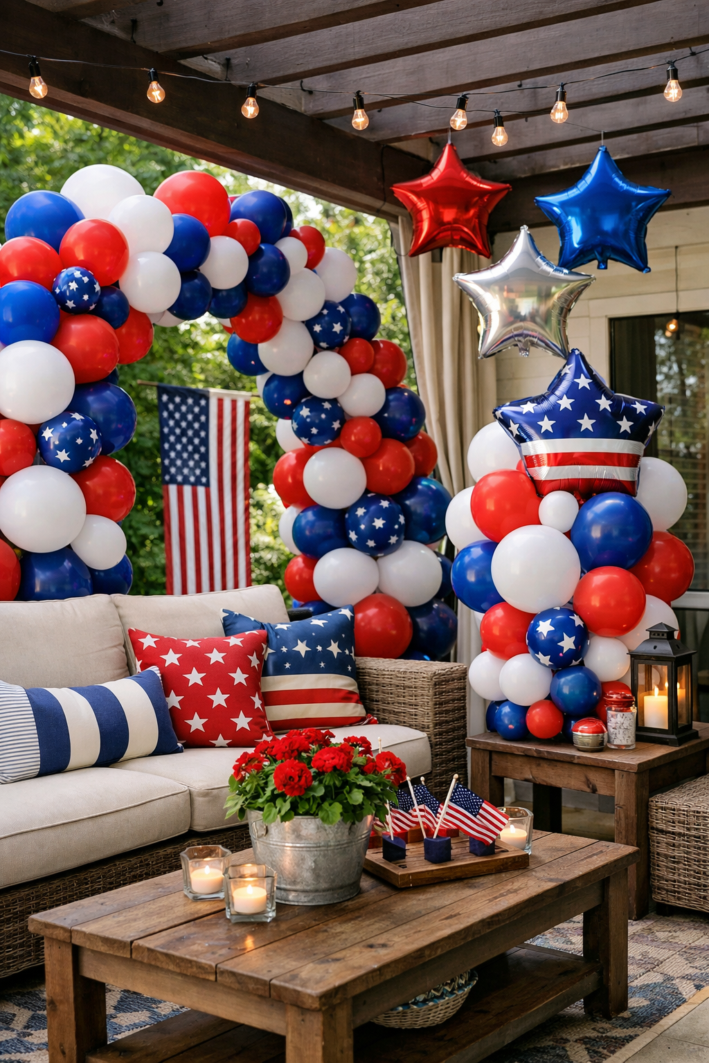 patriotic balloon decor ideas