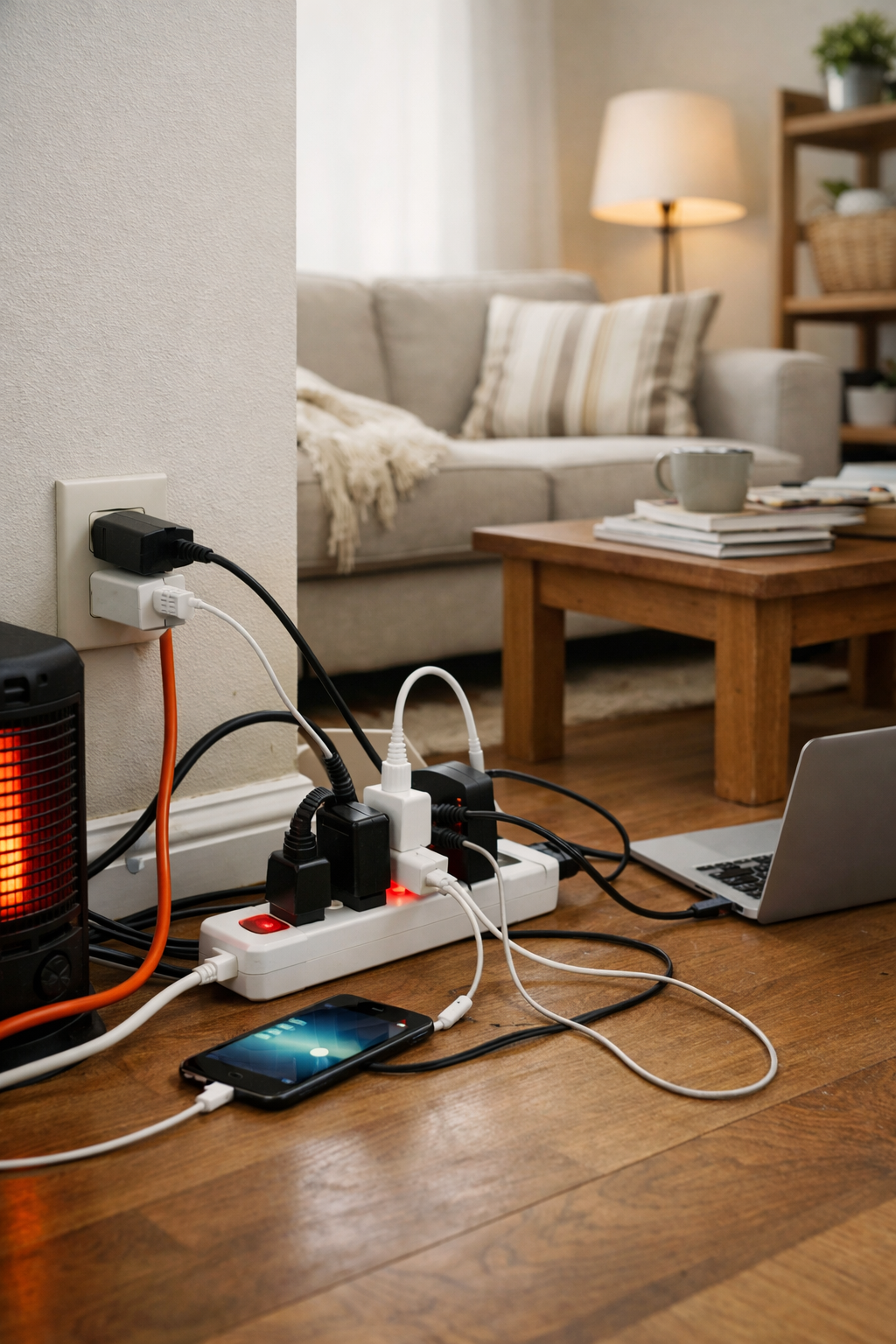 avoid overloading electrical circuits