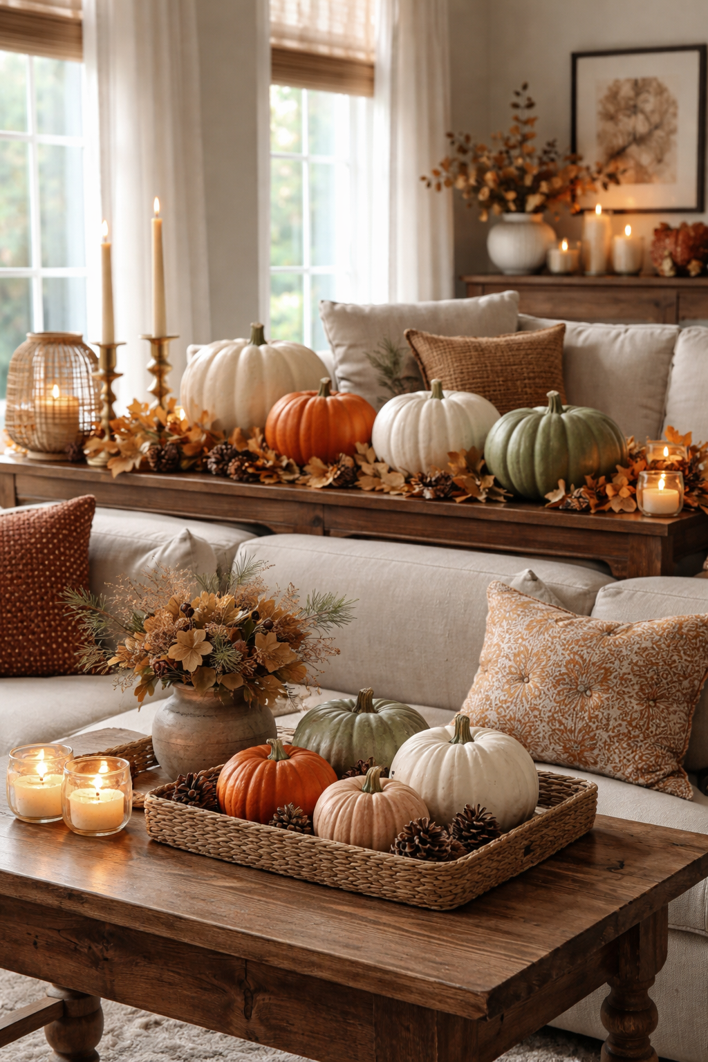 Halloween Thanksgiving decor ideas