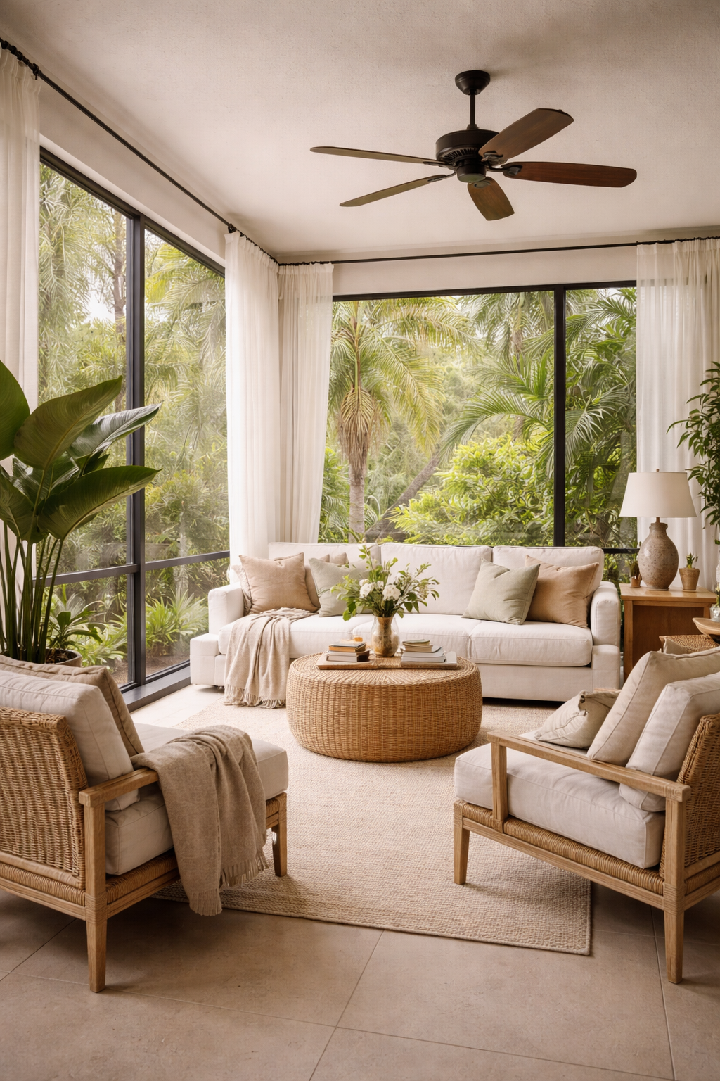 quiet outdoor retreat ambiance