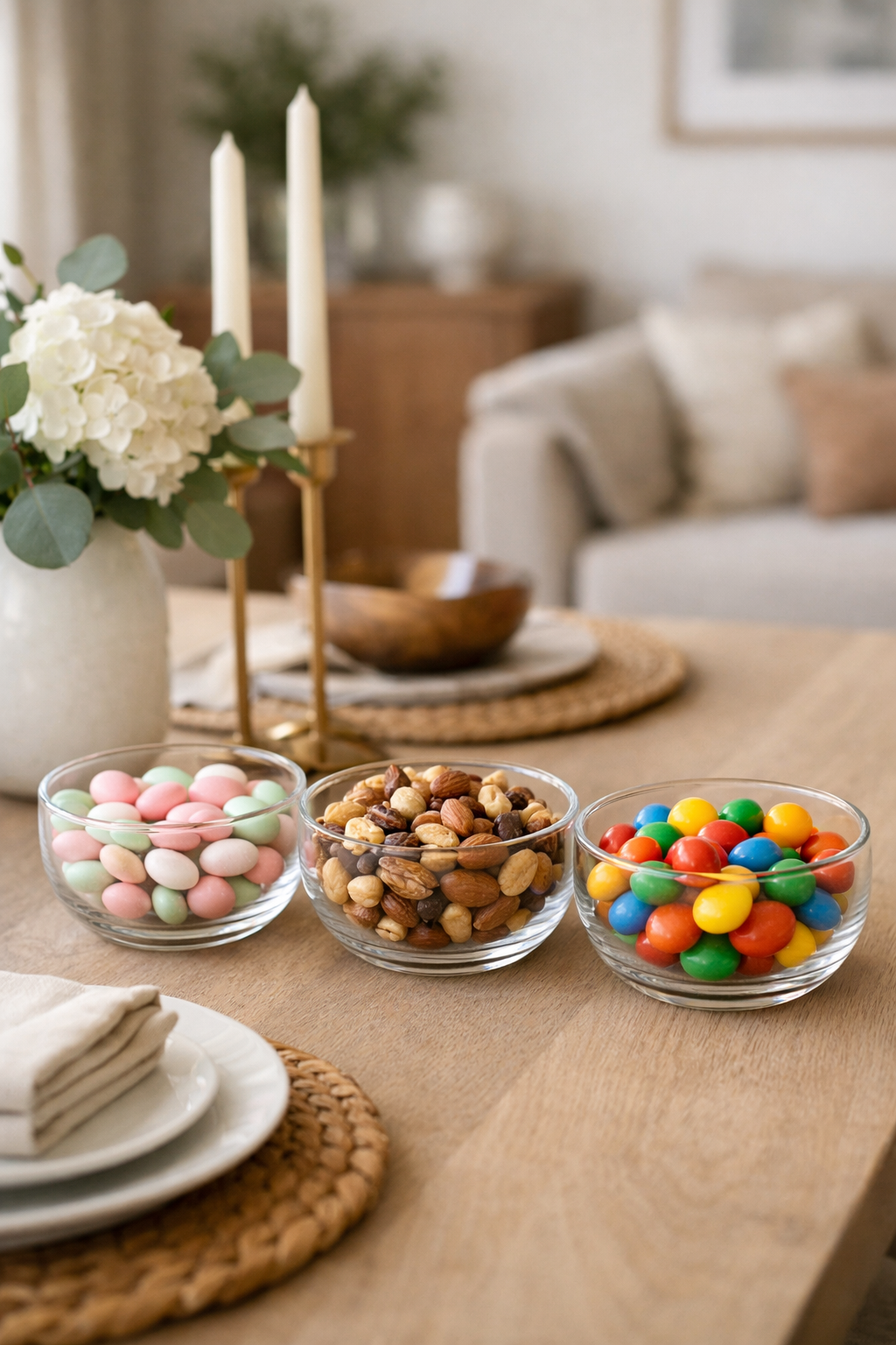 elegant colorful snack displays
