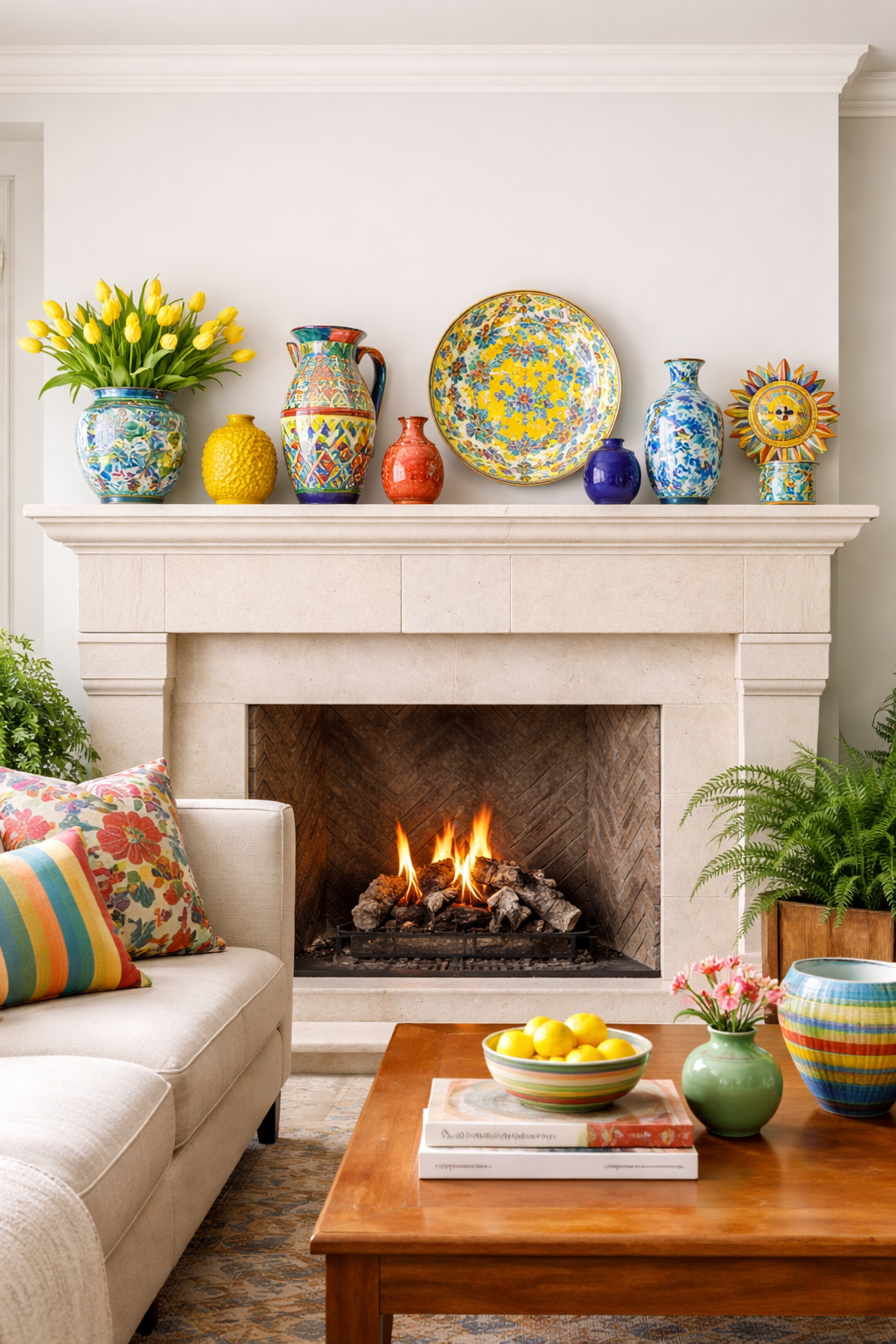vibrant ceramic decor collection