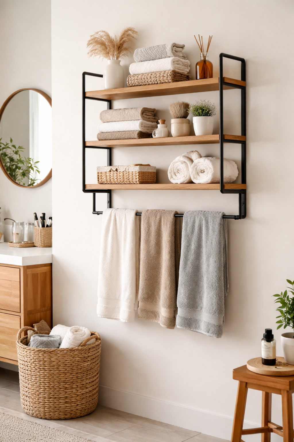 stylish towel storage solutions