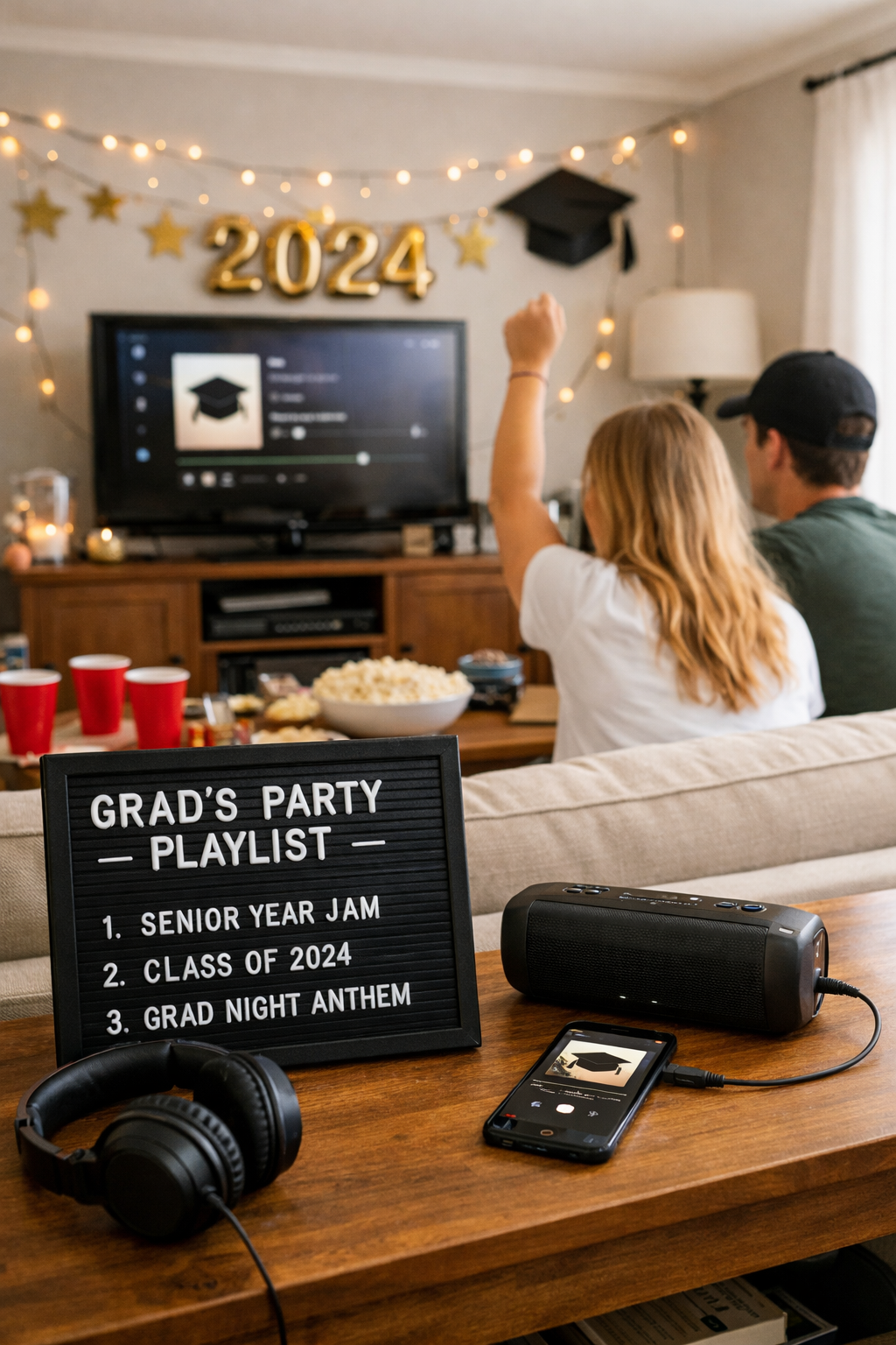 20 Epic Backyard Graduation Party Ideas for a Celebration to Remember 9 personal graduation playlist celebration