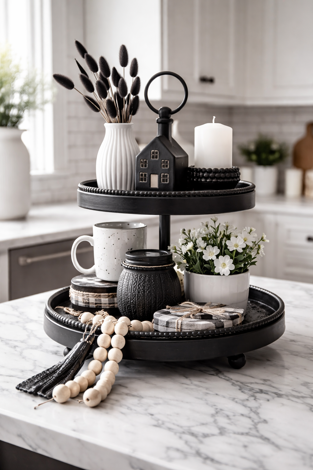 black and white elegance