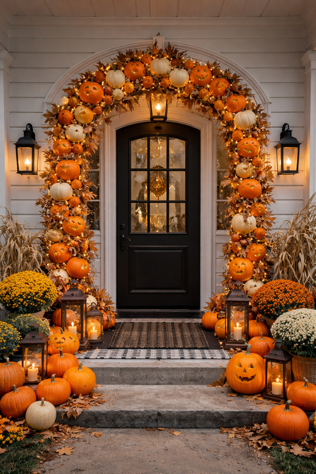 pumpkin porch arch