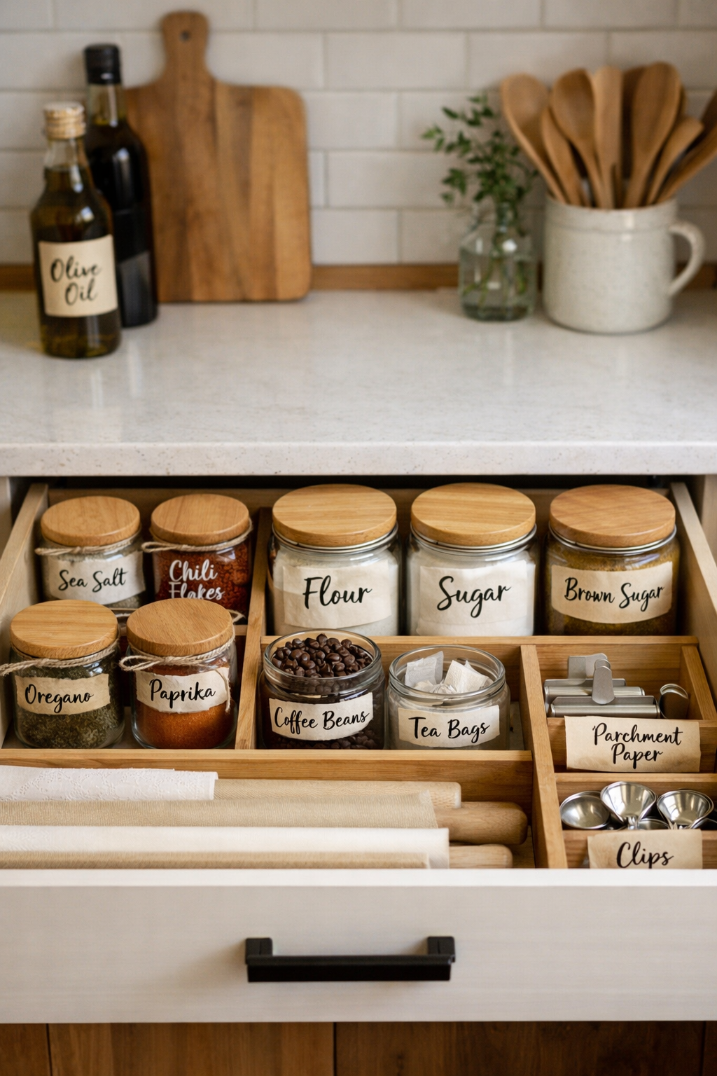 creative kitchen labeling