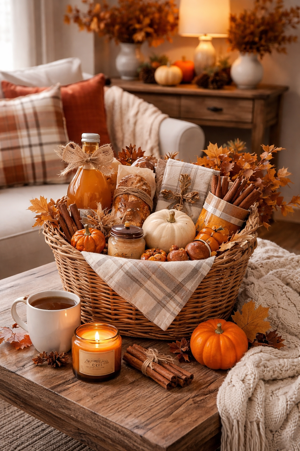cozy rustic autumn decor