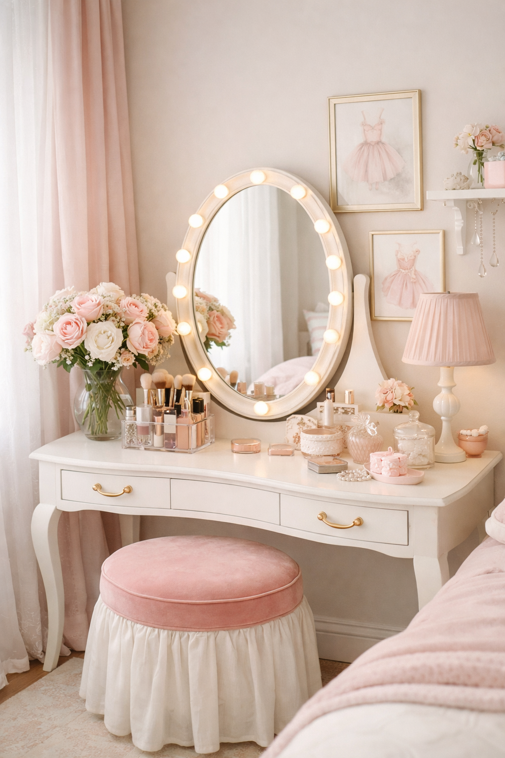soft pastel feminine elegance