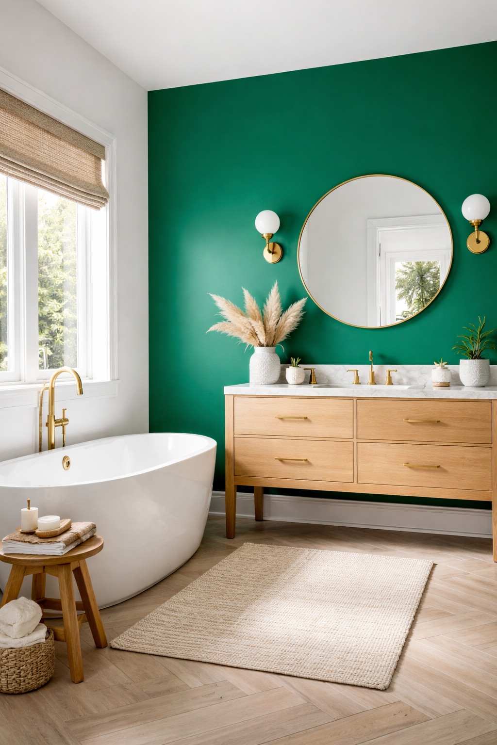 vibrant bold accent walls