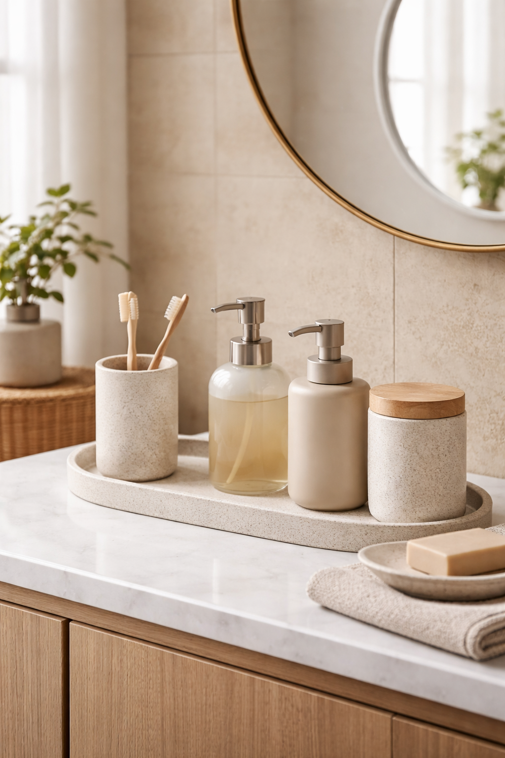 neutral sleek minimalist accessories